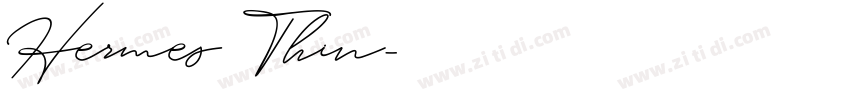 Hermes Thin字体转换
